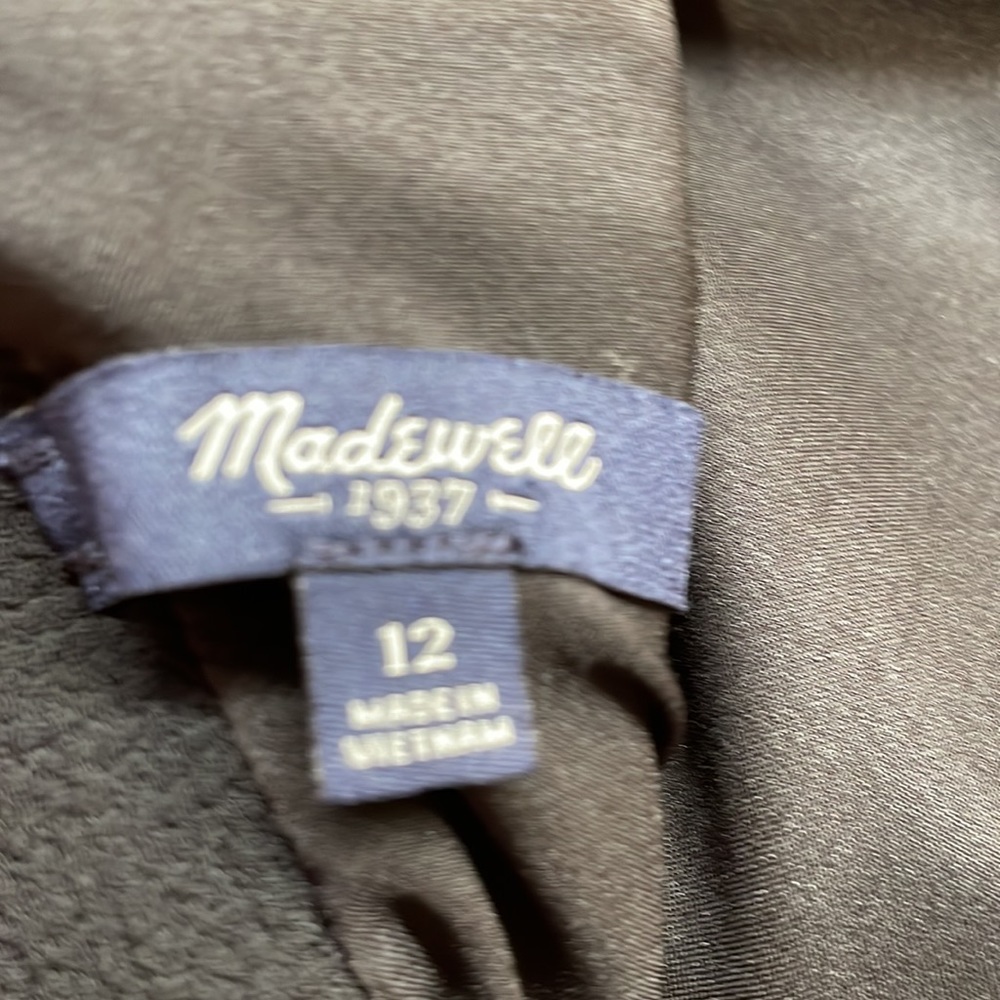 Madewell black mini dress 12. EUC - Picture 5 of 5